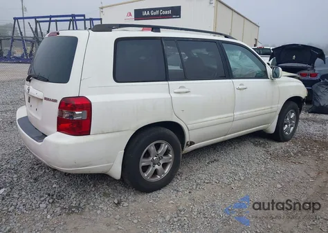 2004 Toyota Highlander V6 z USA, uszkodzony, nr VIN JTEDP21A740001325